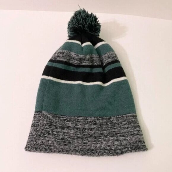 Philadelphia Eagles New Era NFL Knit Cap Beanie Pom Pom Hat - Picture 13 of 16